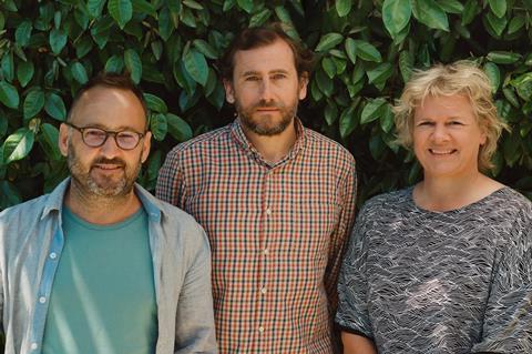 Simon Vaughan, Damian Keogh and Helen Jackson