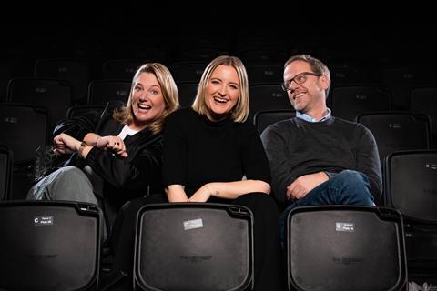 L-R Ingrid Langheld, Lara Aupke, Godehard Wolpers