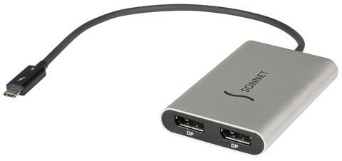 Sonnet  thunderbolt 3 to dual dp adapter