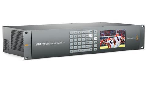 The ATEM 2 M/E Broadcast Studio 4K