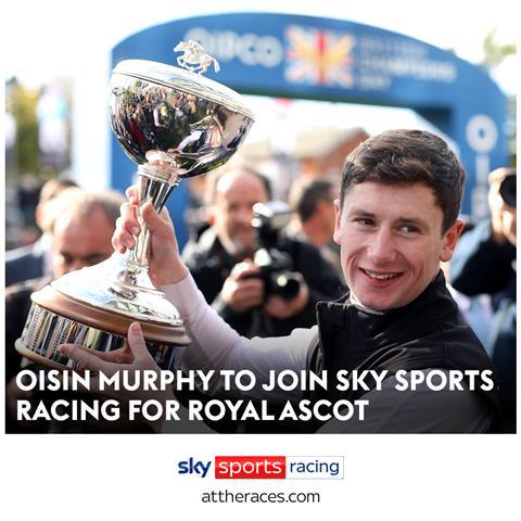 Oisin Murphy joins Sky Sports Racing for Royal Ascot Coverage