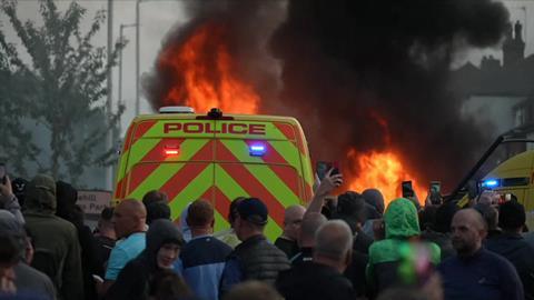 BBC News at Ten The Southport Riot