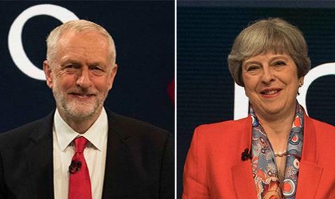 May v Corbyn