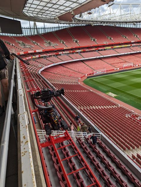Sky Sports Game Mode camera Arsenal Emirates Premier League (1)