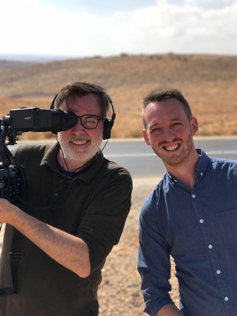 Rob farquhar and tom swingler in jordan