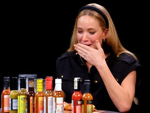 Hot Ones Jennifer Lawrence