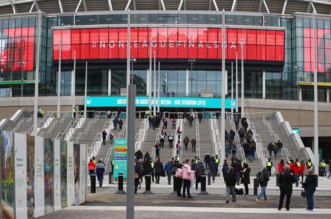 Wembley Stadium Non league finals day GettyImages-1319423810