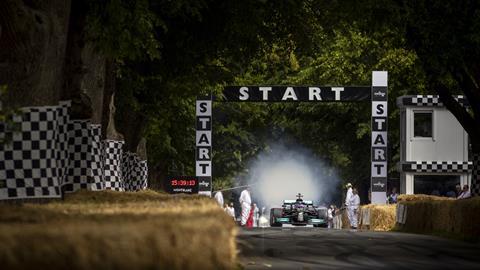 Mercedes F1 motorsport goodwood Credit Chris Ison
