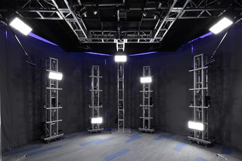 The capture rig at digital catapult and hammerhead's 'dimension', europe's most advanced volumetric and 3 d capture studio in london