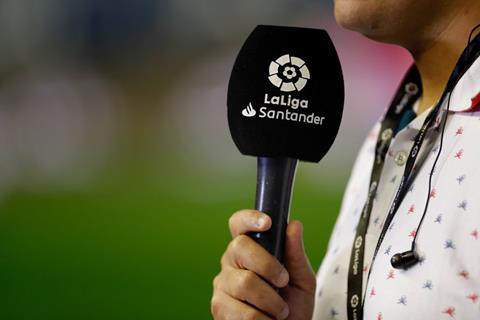 LaLiga football microphone