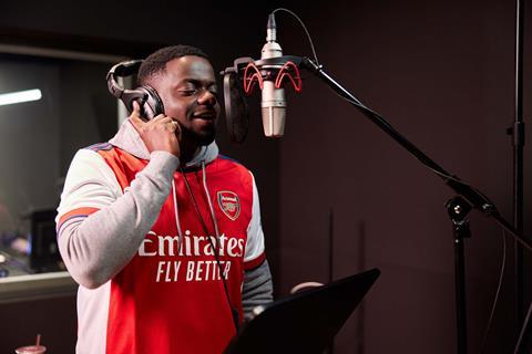 Daniel Kaluuya as All or Nothing Arsenal Voiceover midres