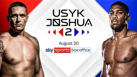 Usyk Joshua 2 Sky Sports Box Office