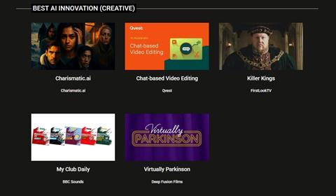 Best AI Innovation (Creative)