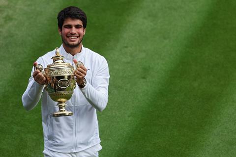 Wimbledon Carlos Alcaraz tennis Getty Images
