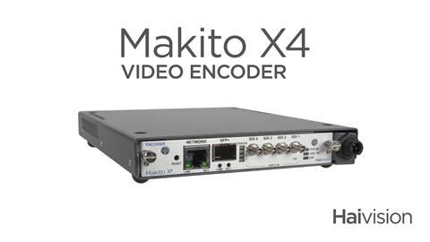 Haivision Makito X4 Video Encoder