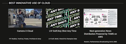 Best Innovative Use of Cloud
