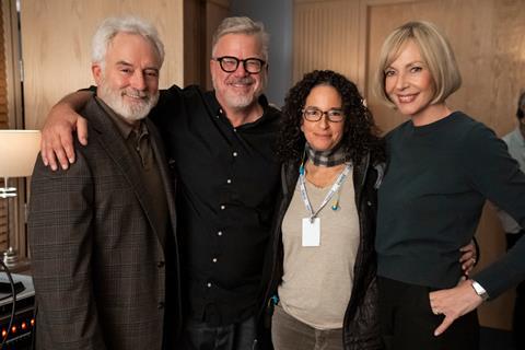 Bradley Whitford, Alex Graves (executive producer), Debora Kahn and Alison Janney