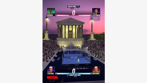 Red Bull Padel game