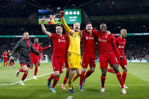 Liverpool League Cup football