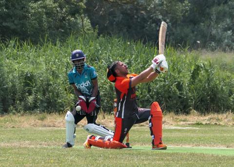 European Cricket Series in action