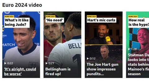 BBC Sport vertical video
