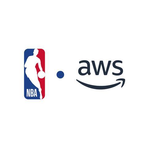 NBA x AWS Logo 1