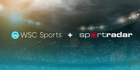 WSC Sports and Sportradar logos