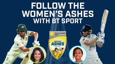 BT Sport women's ashes cricket