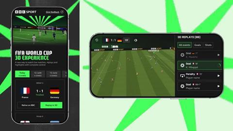 BBC Sport World Cup 3D experience