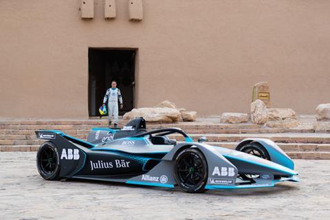 VENTURI Formula E Team driver Felipe Massa walking towards the Gen2 car in Ad Diriyah