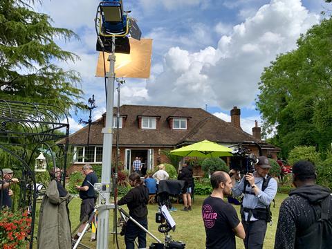 BTS in The Cockfields garden