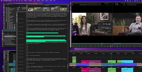 Avid Media Composer 2024_6 Transcript Tool