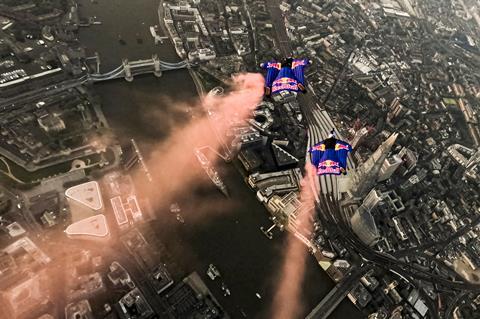 Red Bull Canon Formidable Tower Bridge fly through (2)