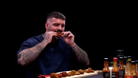 HOT ONES GERMANY EMMVEE eating