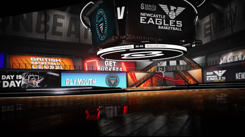 British Basketball League virtual studio