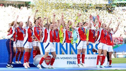 Arsenal Women's Champions League EBU