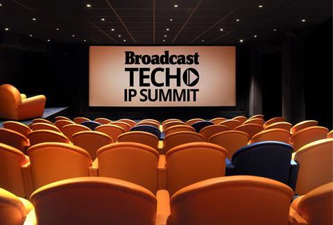 Broadcast tech ip summit on screen