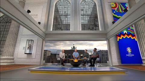 BBC Euro 2024 studio