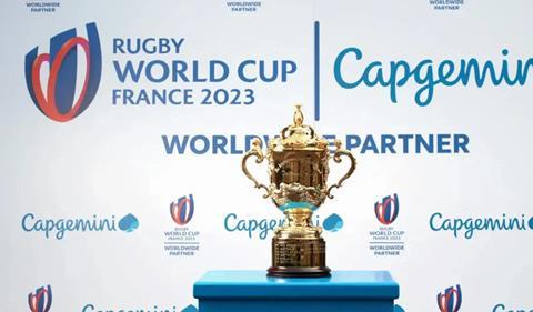 Rugby World Cup France 2023 trophy