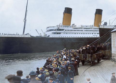 Titanic in Colour