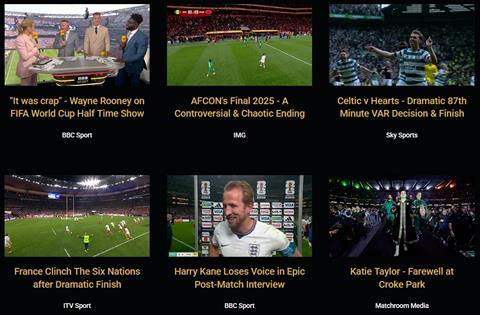 Sport Awards 2026 TV Moment of the year shortlist