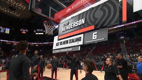 Portland Trail Blazers NBA AR graphics disguise