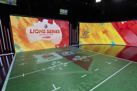 Sky Sports The Lions studio