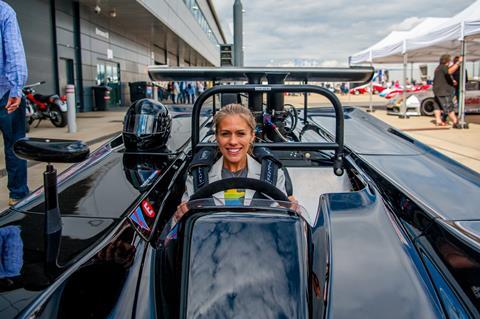 Nicki Shields at The Classic at Silverstone