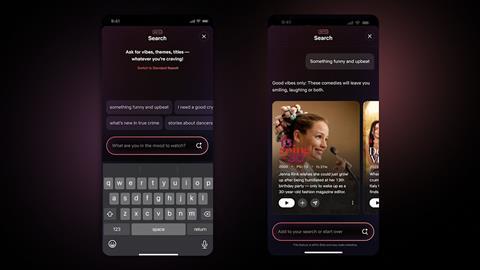 Netflix search function