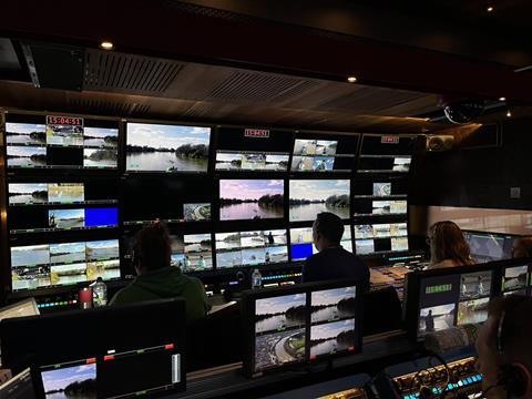 Director in truck
