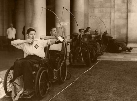 1948_Royal Star _ Garter archery tournament (the first ever tournament at Stoke Mandeville). Credit_ Royal Star _ Garter 