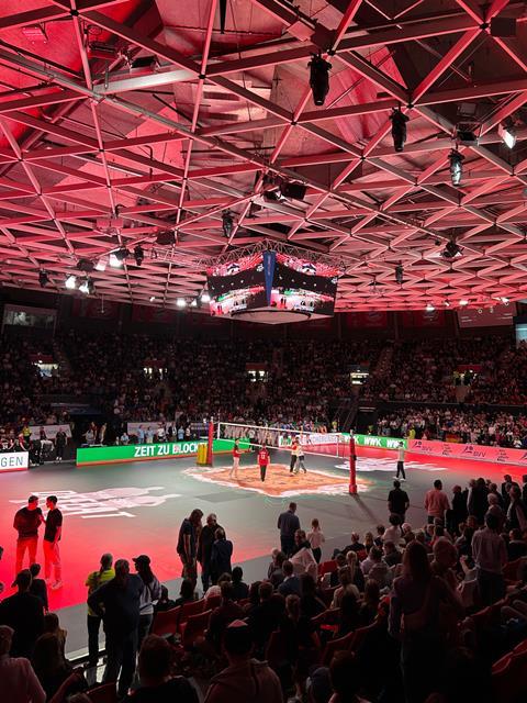 volleyball led floor