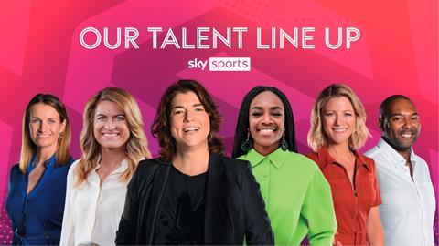 Sky Sports womens super league presentation