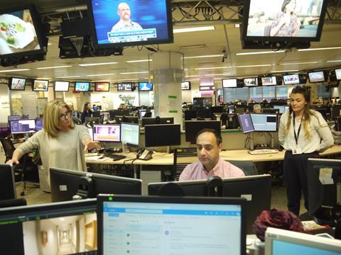 ITN newsroom